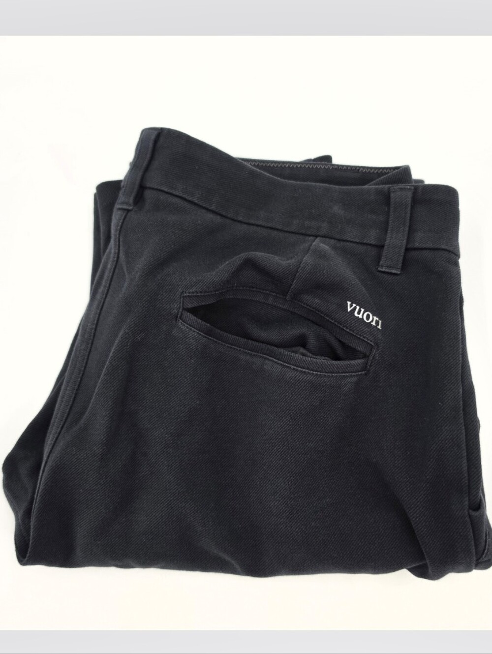 Vuori Everything Chino Pant Mens 32x30 Black Stretch Zip Pockets